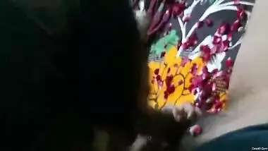 Aunty has XXX oral fun with cameraman who films how she makes him cum