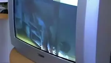 White guy watches porn and applies it on a Tamil girl – xxx Video