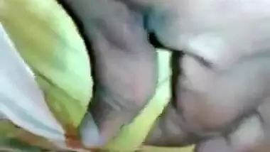 Big boobs Tamil aunty nude bathing and changing with hubby boobs fondled her