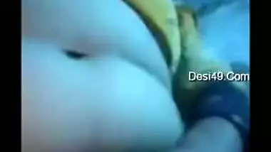 Amateur whore with huge boobs rubs her fat twat for homemade XXX