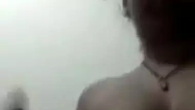 South Indian wife boobs showing selfie for boyfriend