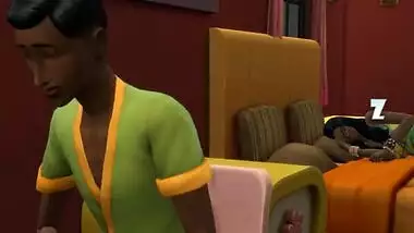 Indian step Son Fucks Desi After He Masturbated Watching Porn Videos In The Same Room