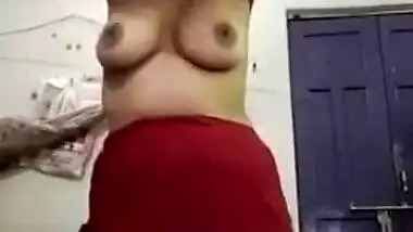 New Leak ]Desi Sexy Horny Girl Salwar Strip And Perfect Asshole Show