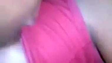 Chick in pink top can't fall asleep because of Desi perv filming her