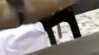 Female is Desi and feels free to perform XXX show of her breasts