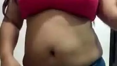 Chubby Indian girl wants to join porn video and reveals natural tits