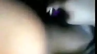 Desi indian village girl masturbating with banana and eating cum recording selfie to boyfriend part 1