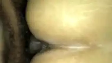 Indian Desi doggy style face down butt up loads of cum on her back
