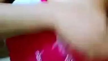 Indian babe is grateful to man for camera and shows him XXX boobs