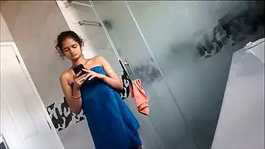 Hairy pussy teen Indian 19yo sister wearing dress