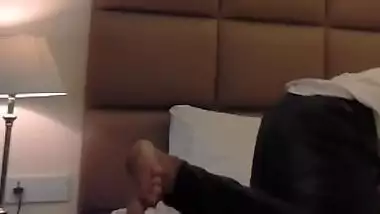 Girl waits for sex partner to arrange a XXX action in the Desi hotel