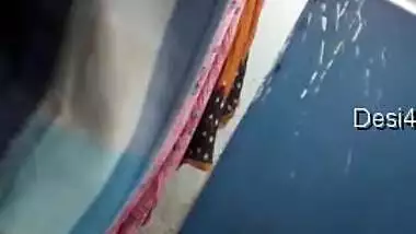 Hidden footage of chubby Desi woman with big XXX tits relaxing in bath