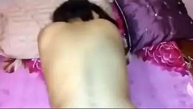 Homemade Indian sex XXX video of big-boobed aunty with young guy MMS