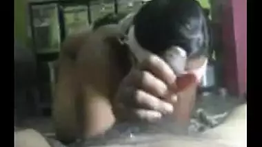 Busty village maid hardcore sex with owner in kitchen room