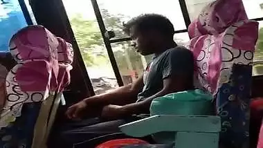 tarki guy masturbating in BUS while knowing side passanger girls recording him