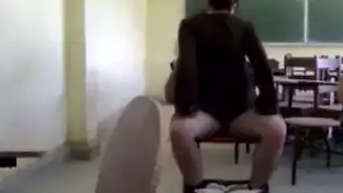 Horny coed convinces her school teacher to give her a better grade, Desi mms scandal