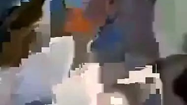Desi Muslim girl shows boobs and pussy on video call