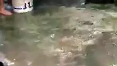 Beautiful Babe was Secretly Recorded by Her Neighbour while Having a Bath