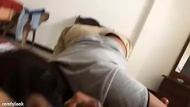 sri lankan beauty girl suck ball and lick ass hole her bf ,clear sinhala voice