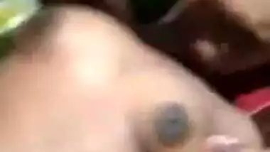 Busty Desi XXX girl gets her hairy pussy fucked by her friend MMS