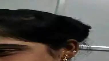 Desi woman exposes XXX boobs that she hides under fabric more than often