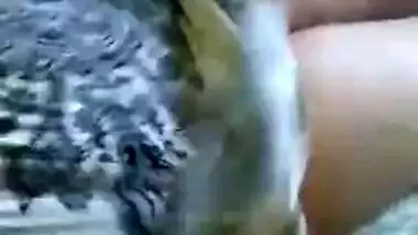 Desi woman takes off panties to show that her XXX cave is ready for sex