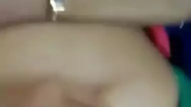 Desi MILF with nice XXX boobies is felt up by her sex partner on camera