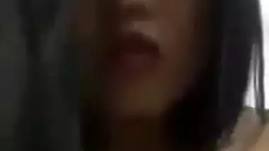 Excited Indian hottie records solo video hoping to become porn star