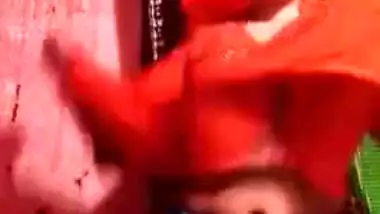 XXX feels obliged to take red top off and stay in front of camera nude