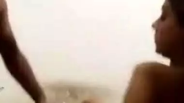 Desi male copulating with his dazzling Desi XXX wife for MMS movie