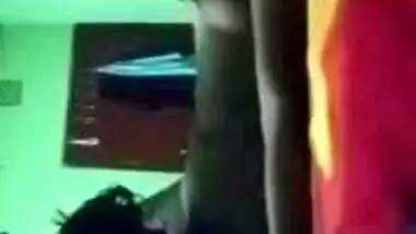 Panties are off so lovely Desi is defenseless in front of XXX lover MMS