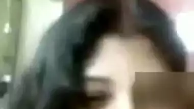 Chubby desi married aunt boobs and tits show in video call by lover guy