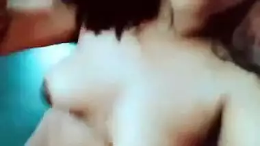 Desi girl with dark XXX nipples and playful eyes poses naked on webcam