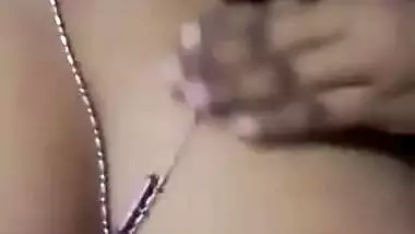 Amazing GF with Curvy Body Showing Her Assets and Playing with Herself to Please Her BF