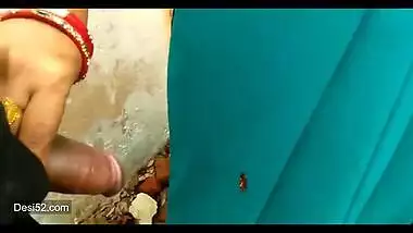 [ Indian Hard Porn ] Desi village aunty outdoor fucking with young devar