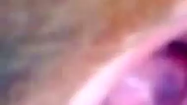 Desi village XXX bitch shows her naked pussy on video call with lover MMS