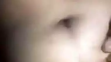 Busty cutie with big boobs shows how she XXX plays with Desi cunt