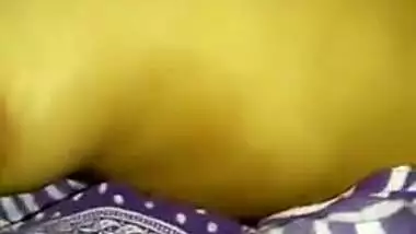 Before going to sleep Desi minx with perky XXX tits records sex clip