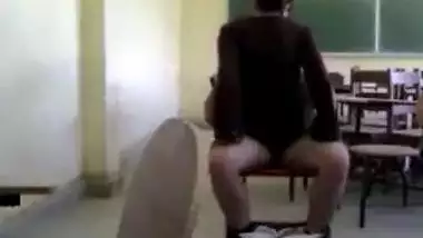 Horny coed convinces her school teacher to give her a better grade, Desi mms scandal