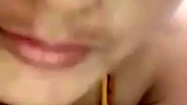 Desi milf shows her nude body during video call sex