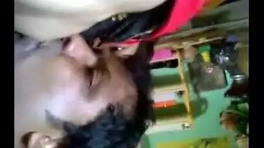 Desi home sex clip of young village girl with next door guy
