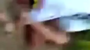 Two local boys fucking beauty village girl outdoor In bushes. Desi XXX mms