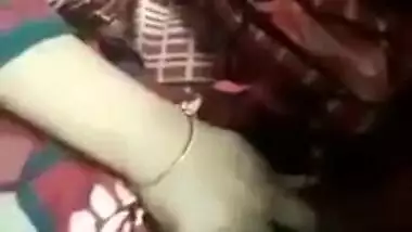 Desi Unsatisfied Horny Bhabi Pussy Fingering With A Metal thing For Husband