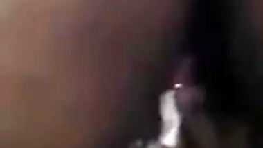 Inventive Indian slut during solo sex in bathroom uses tube as XXX toy