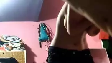 Desi Sis changing dress and Bro walks in and FK Part 4