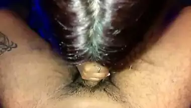 My stepsister eats my cock in exchange for taking her shopping