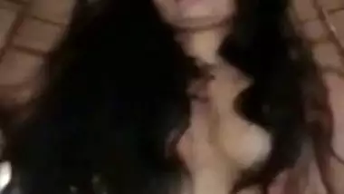 Sexy girl enjoys riding sex while hearing a Bollywood song