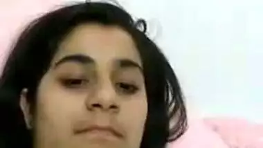 There's busty Desi love on the other side of screen flashing XXX boobs