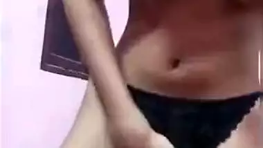 Today Exclusive- Cute Desi Girl Showing Her Boobs On Live Show Part 1