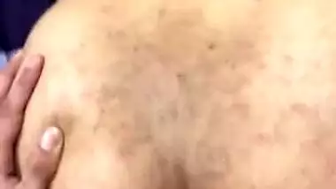 Cheating wife doggy style hardcore sex with her husband’s friend